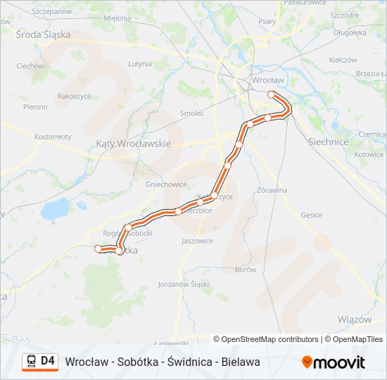 D4 train Line Map