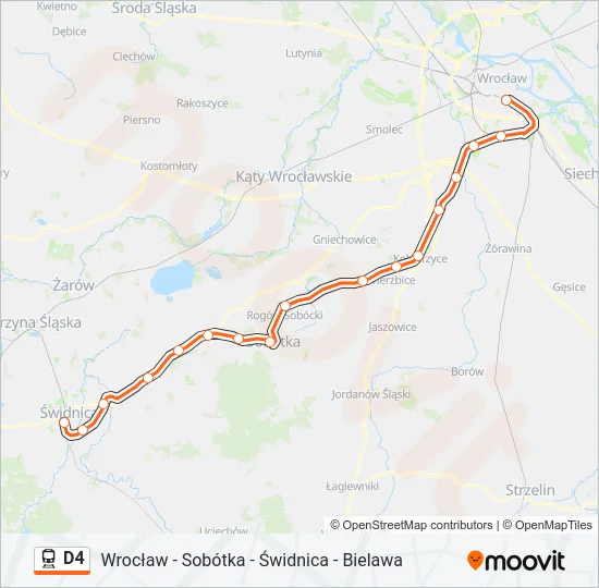 D4 Train Line Map