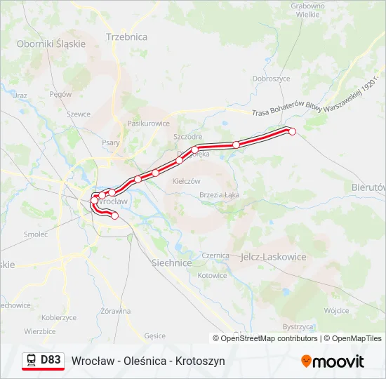 D83 Train Line Map