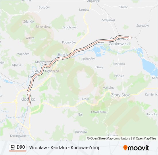 D90 train Line Map