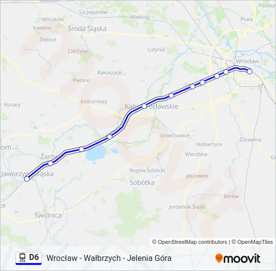 D6 Train Line Map