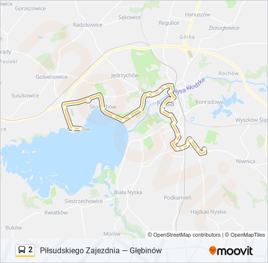 2 bus Line Map