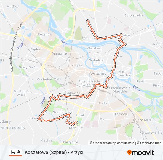 A bus Line Map