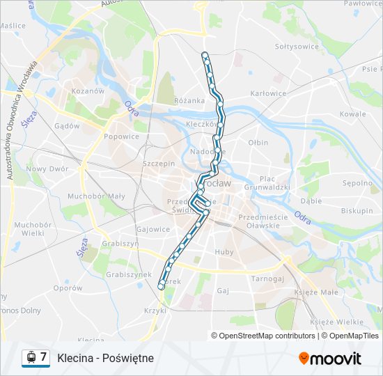 7 light rail Line Map