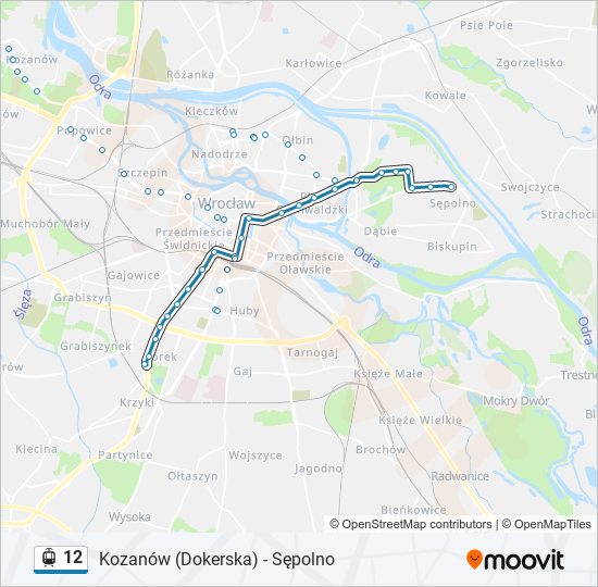 12 light rail Line Map