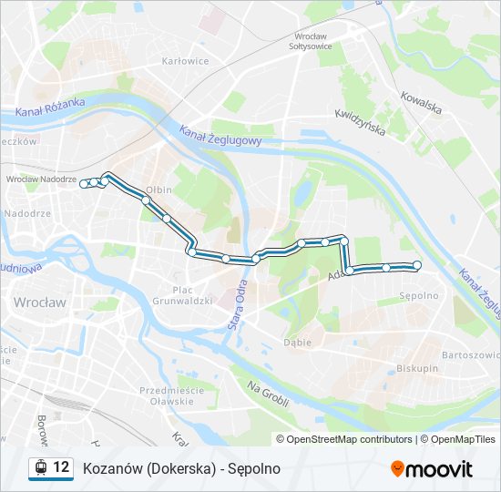 12 light rail Line Map