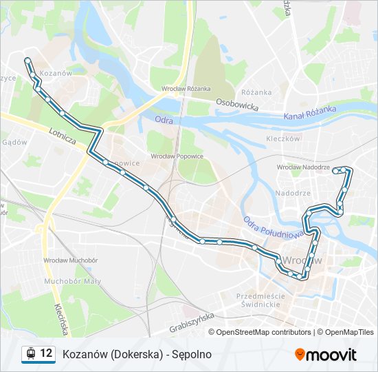 12 light rail Line Map