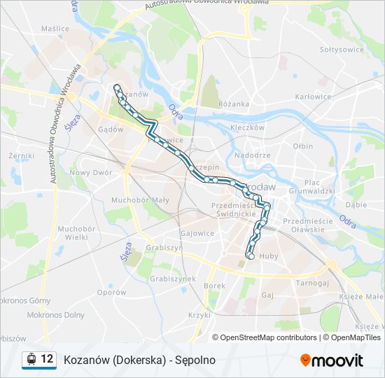 12 light rail Line Map