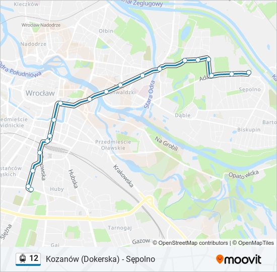 12 light rail Line Map