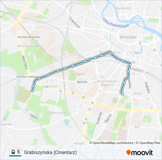 5 light rail Line Map