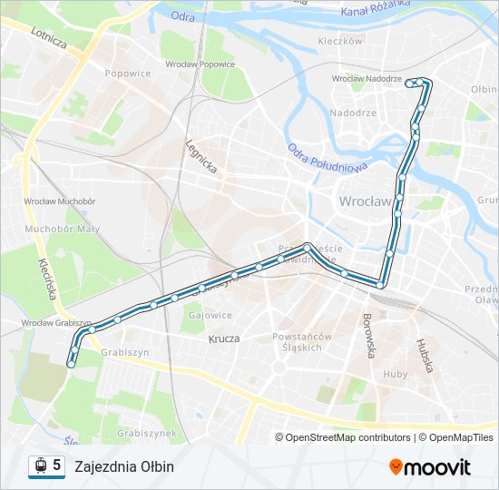 5 light rail Line Map