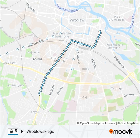 5 Light Rail Line Map