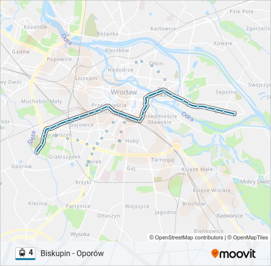 4 light rail Line Map