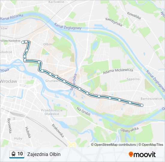 10 light rail Line Map