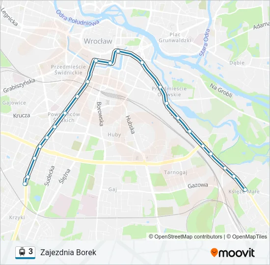 3 Light Rail Line Map