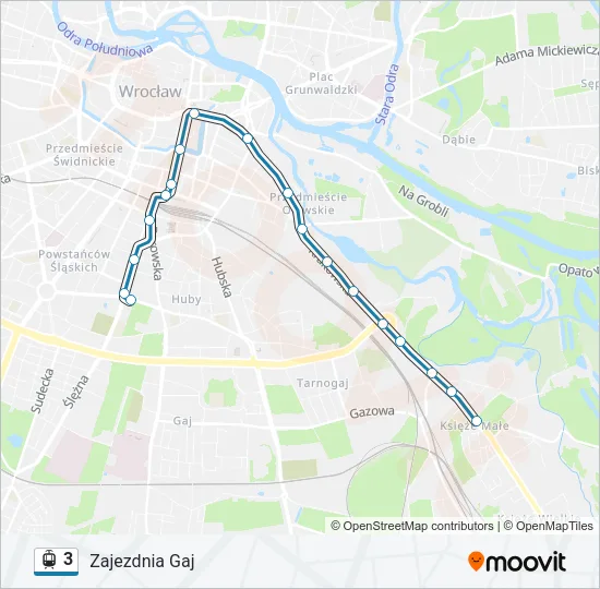 3 Light Rail Line Map