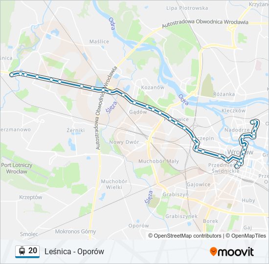 20 light rail Line Map