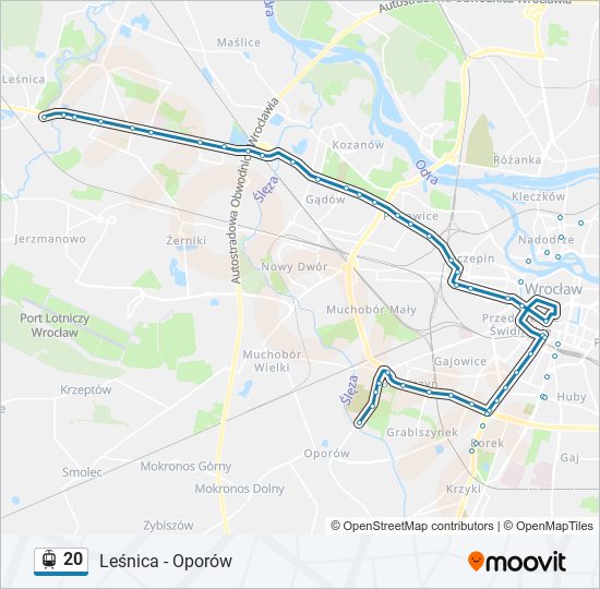 20 light rail Line Map