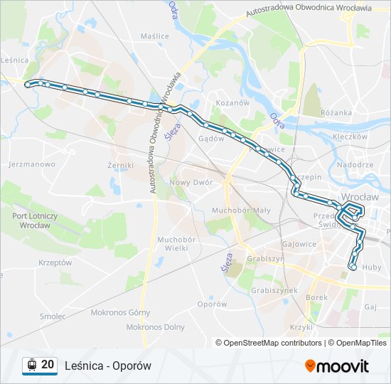 20 light rail Line Map