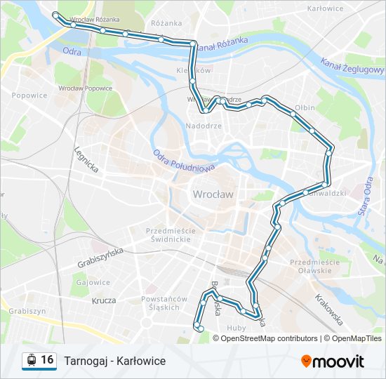 16 light rail Line Map