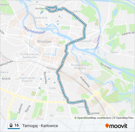 16 light rail Line Map