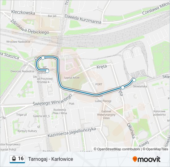 16 light rail Line Map