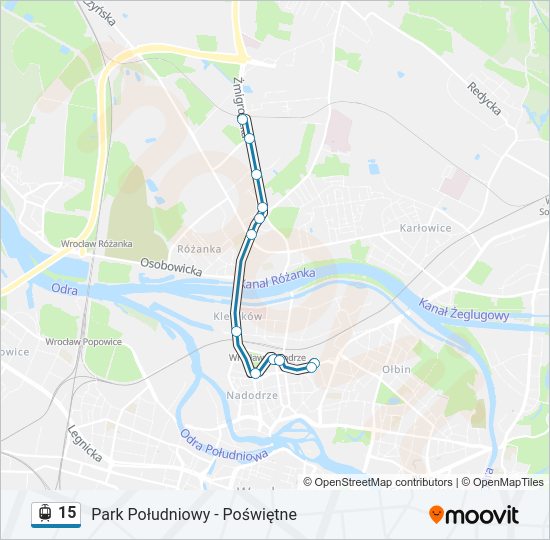 15 light rail Line Map