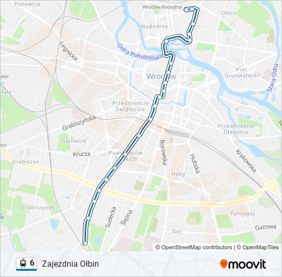 6 light rail Line Map