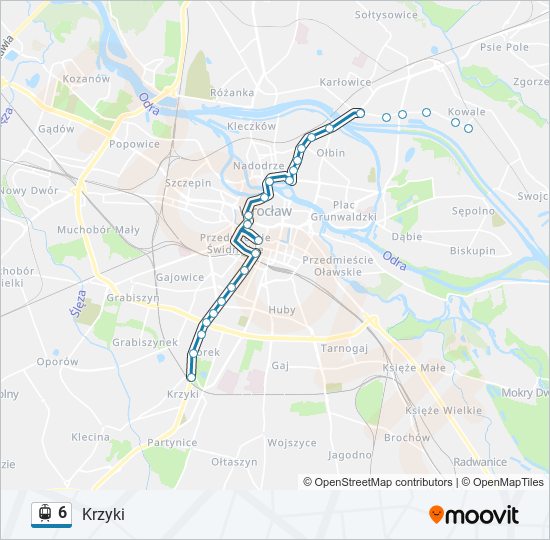 6 light rail Line Map