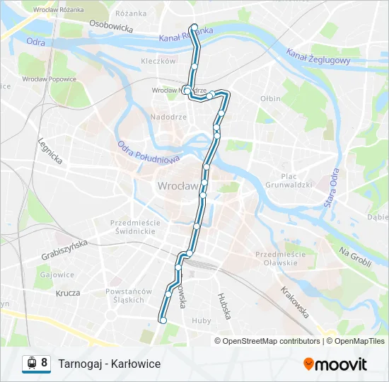 8 Light Rail Line Map