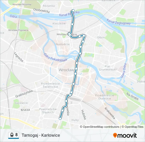 8 Light Rail Line Map