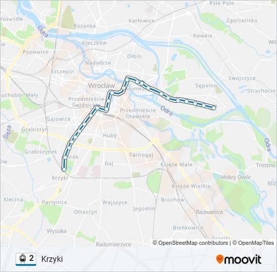 2 light rail Line Map