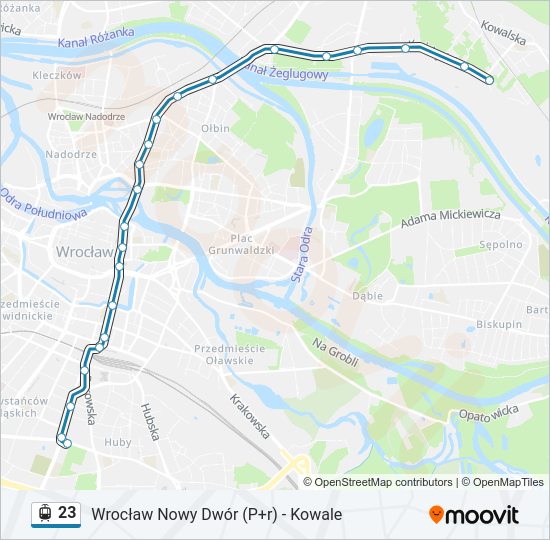 23 light rail Line Map