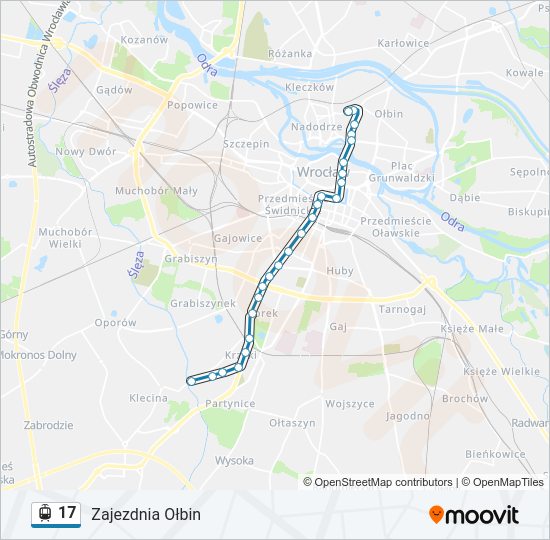 17 light rail Line Map