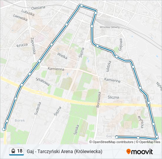 18 light rail Line Map