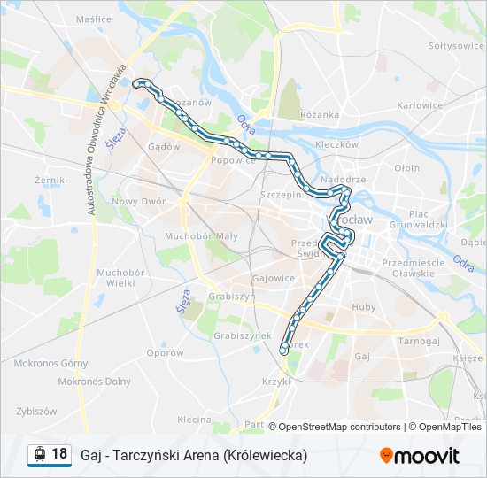 18 light rail Line Map