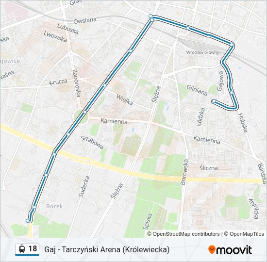 18 Light Rail Line Map