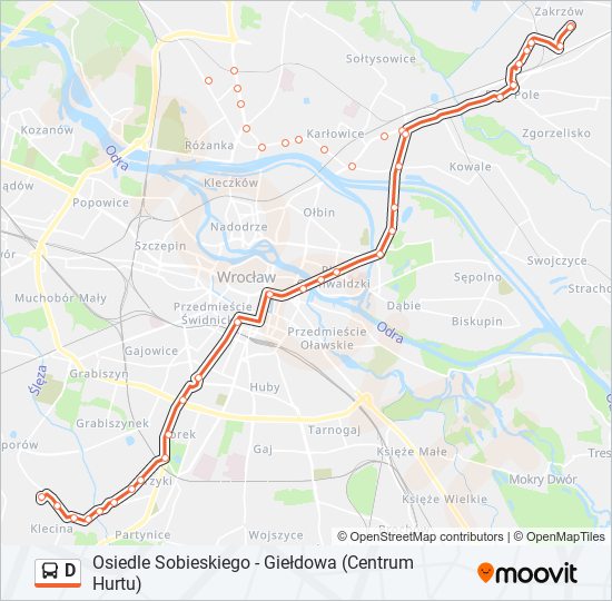 D bus Line Map