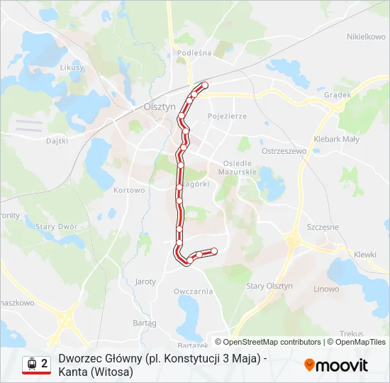 2 Light Rail Line Map