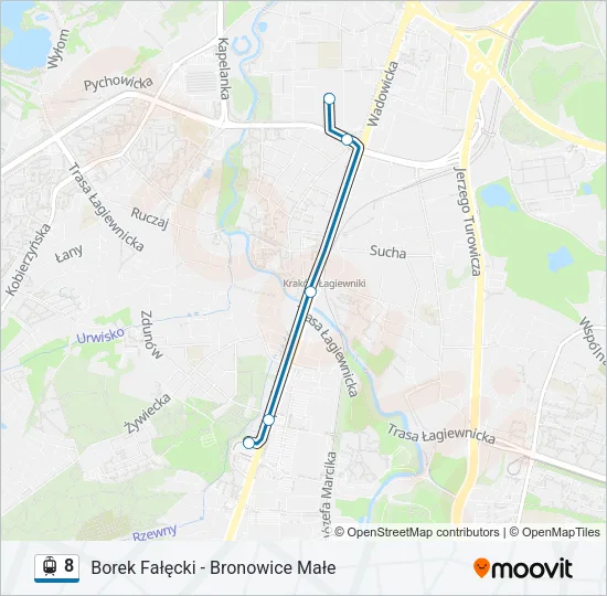 8 Light Rail Line Map