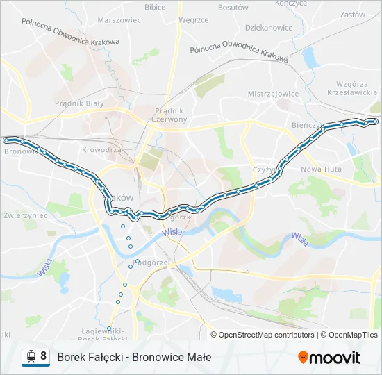 8 Light Rail Line Map