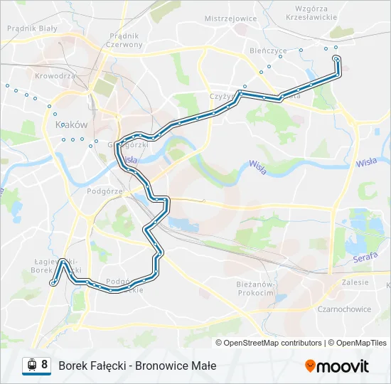 8 Light Rail Line Map