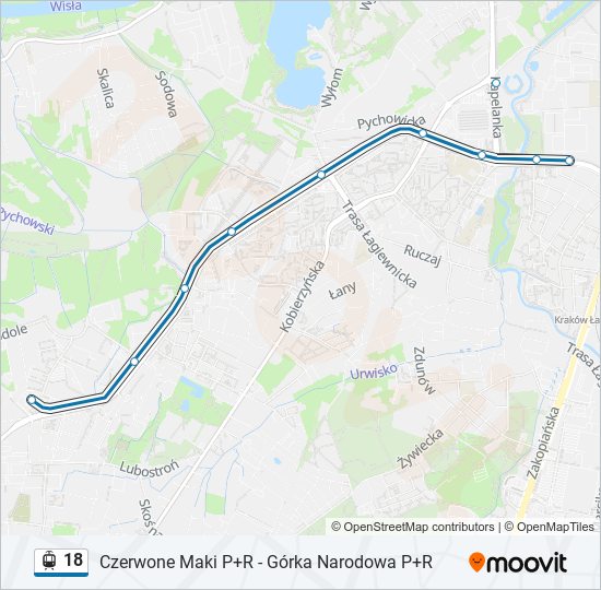 18 light rail Line Map