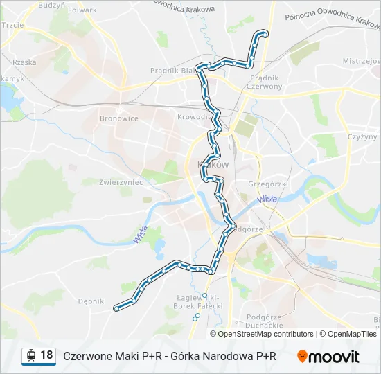 18 Light Rail Line Map