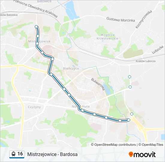 16 Light Rail Line Map