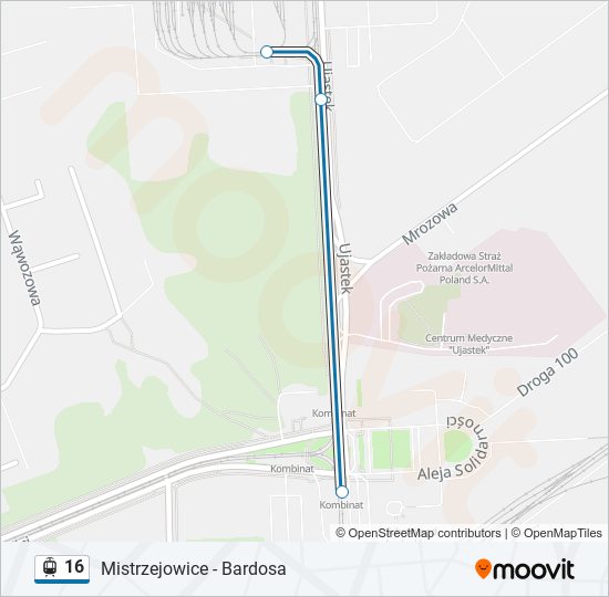 16 light rail Line Map