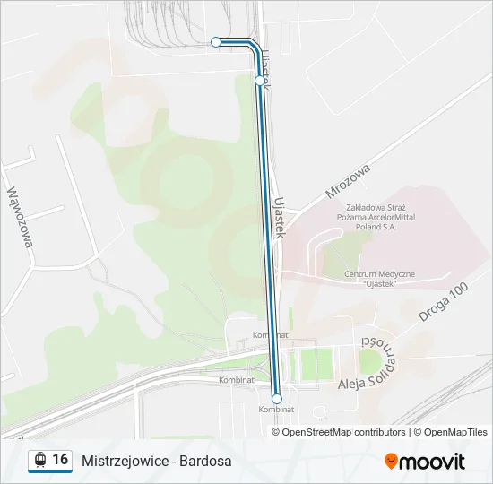 16 Light Rail Line Map