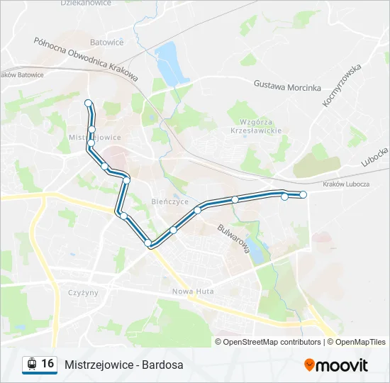 16 Light Rail Line Map