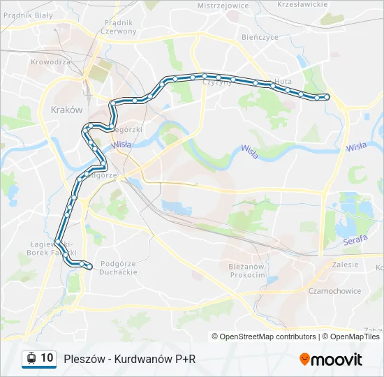 10 Light Rail Line Map