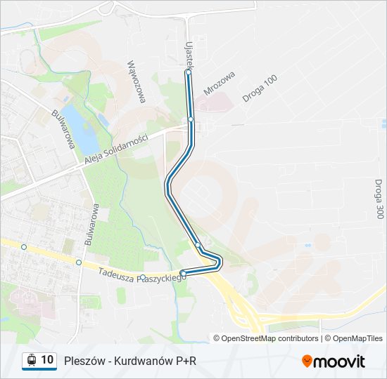 10 light rail Line Map